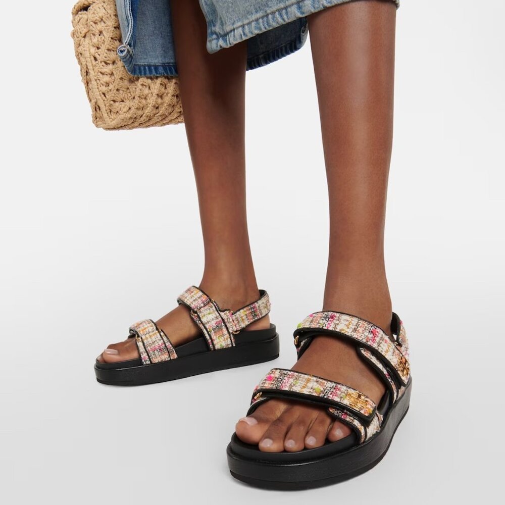 Tory Burch Kira Sport Sandal Tweed